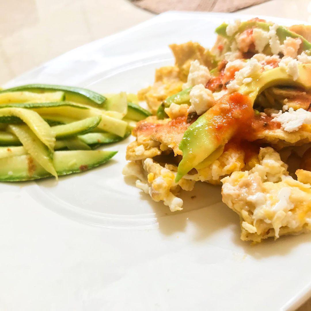 Migas con huevo y calabacitas - Imagen 1